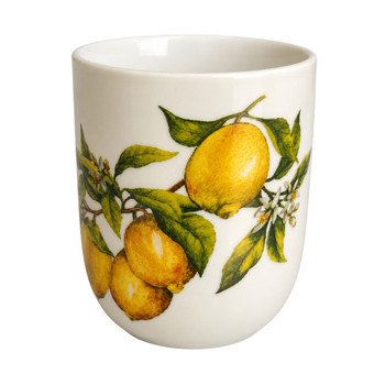 HX2604 Ceramic Cup Set of 6 - Lemon Botanical