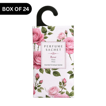 RS2024C Hanging Scented Sachet (Box of 24) - Rose