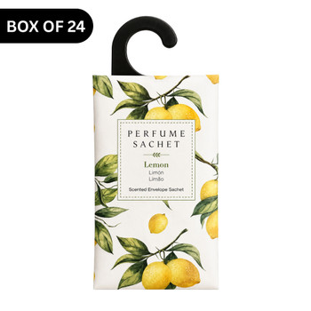 RS2024F Hanging Scented Sachet (Box of 24) - Lemon