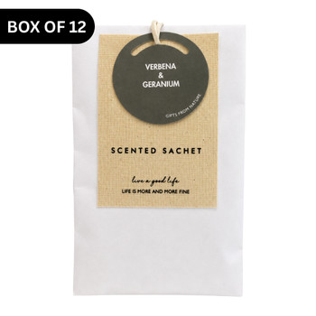 S2206A Fragrance Sachet (Box of 12) – Verbena & Geranium