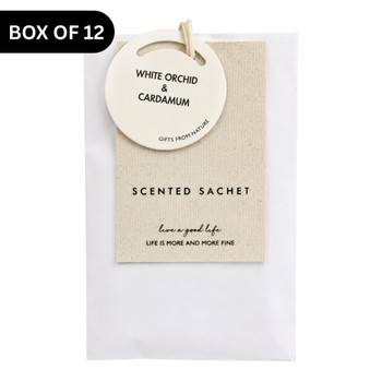 S2206B Fragrance Sachet (Box of 12) – White Orchid & Cardamom