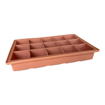 18166C 15-Hole Ice Cube Tray – Terracotta
