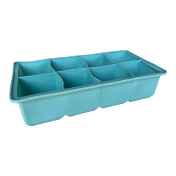 110B014D 8-Hole Ice Cube Tray – Turquoise
