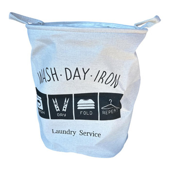 LRWM18 Rounded Wash Day Laundry Bag – Off-White