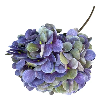 AFLAN6B Artificial Flower - Purple Hydrangea Stem