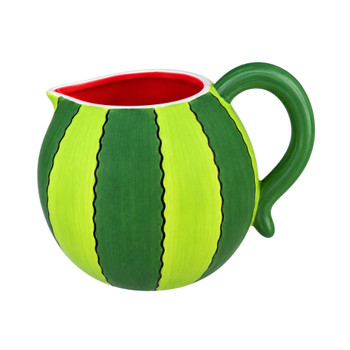 17V5502 Small Watermelon Decorative Ceramic Jug