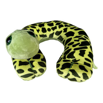 USPXY2602B U-Shaped Travel Pillow - Green Frog