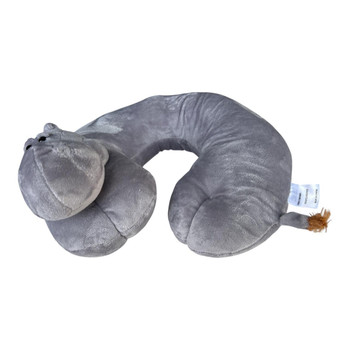 USPXY2602K U-Shaped Travel Pillow - Hippo