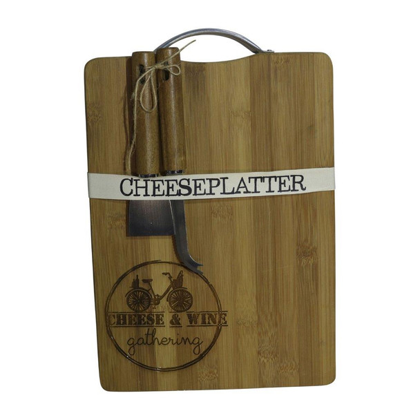 KP2A Cheeseplatter And Utencils - Cheese And Wine