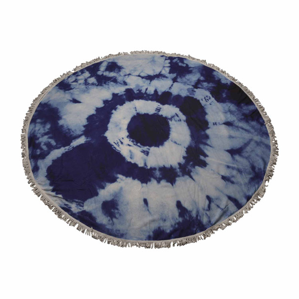 TOWHR3A Tye Dye Round Beach Towel