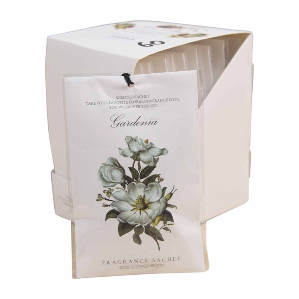 XB023B Gardenia Fragrance Sachet Paper Box Of 12
