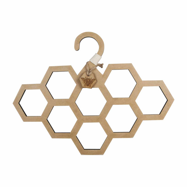 SH5 Brown Honeycomb Scarf Hanger