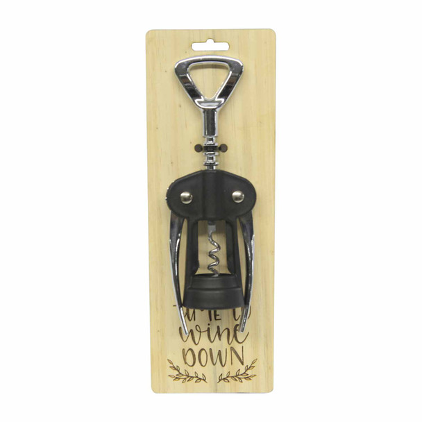 CORKL3 Engraved Large Corkscrew - Time to Wine Down