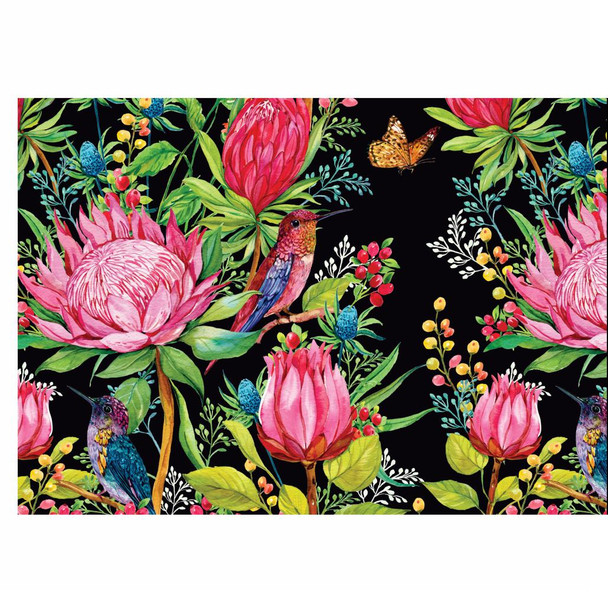 PVCPPROTEA1 PVC Placemat- Collection Of Proteas