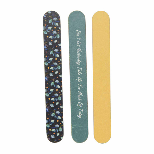 NF001 Nail File Set of Three - Don't Let Yesterday