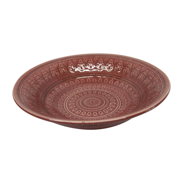 WC541 Red Ceramic Bowl