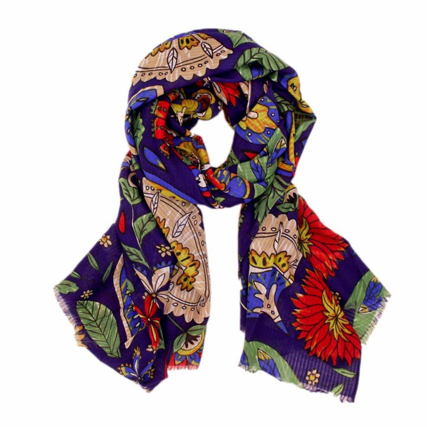 SY31 Scarf - Bold Flowers