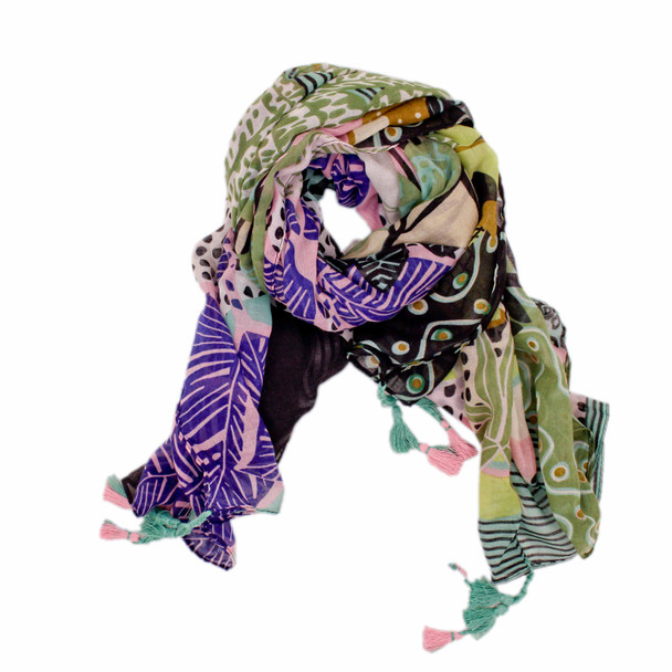 ML2C Scarf -Abstract Pattern