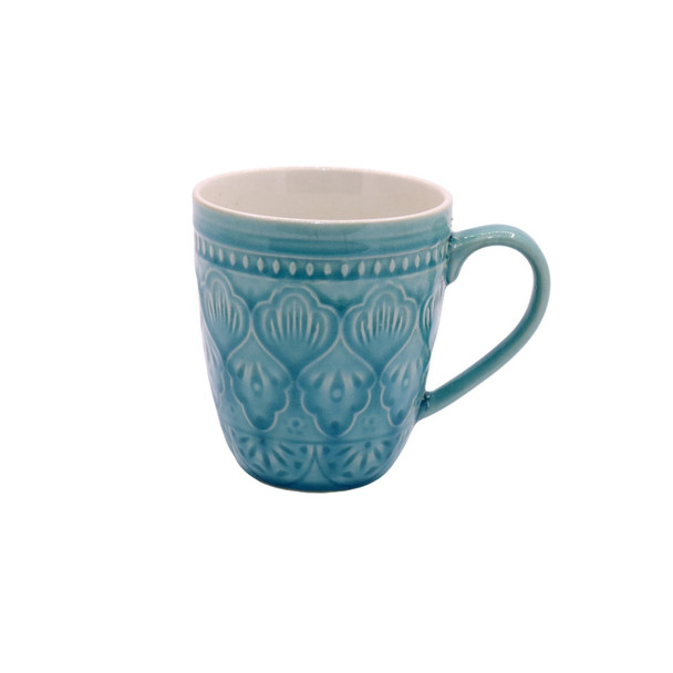 WDOA Light Blue Pattern Ceramic Mug