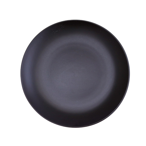 WA152 Black 10.50" Ceramic Plate