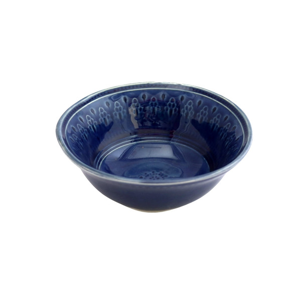 WC129 Blue Ceramic Bowl