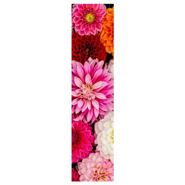 PVCRFLORAL08 PVC Runner - Dahlias