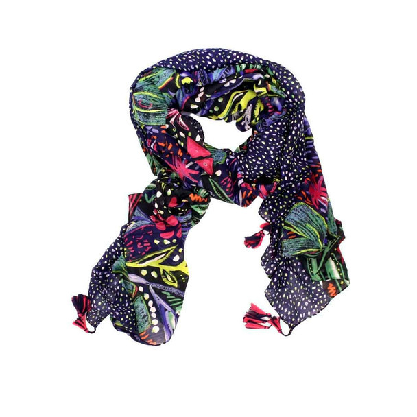 SY18AA Colourfull Abstract Pattern Scarf