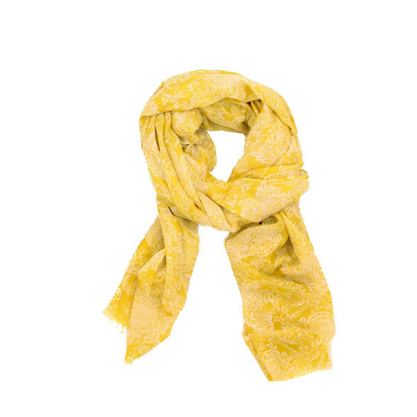 SY2AA Yellow And White Scarf