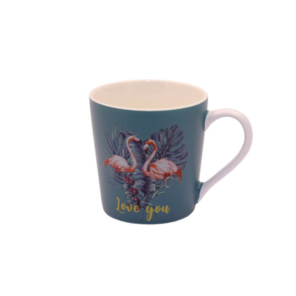 BPM4731AR105A Flamingo Pair Ceramic Mug - Love You