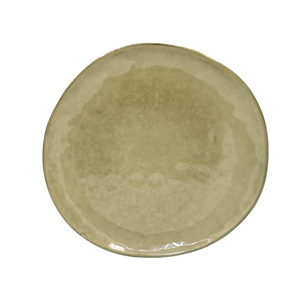 TM21ST0405103B Yellowish Grey Ceramic Dinner Plate