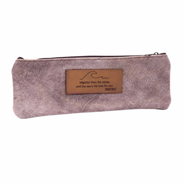EDLPBAG1 Genuine Leather Edson Long Pencil Bag - MIGHTIER THAN THE WAVES