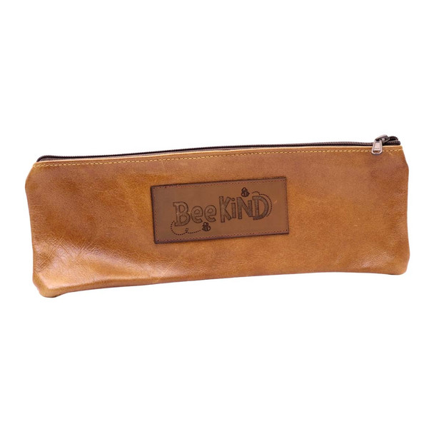 EDLPBAG6 Genuine Leather Edson Long Pencil Bag - BEE-KIND