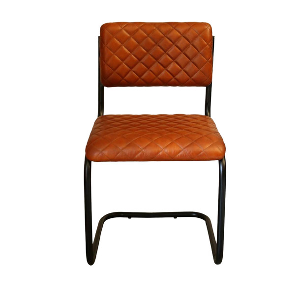 NW05 Leather Iron Loop Chair