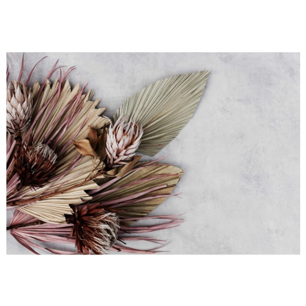 PVCPDRIED14 PVC Placemat - Exotic Palm & Proteas