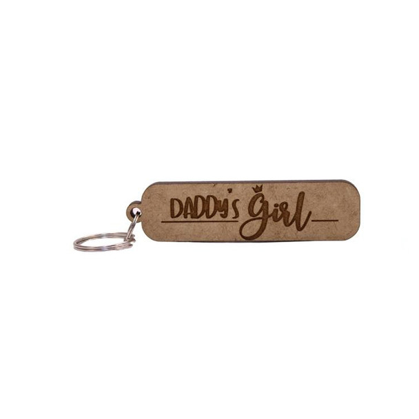 KRLS32 Key Ring Laser Single Solid - Daddy's Girl