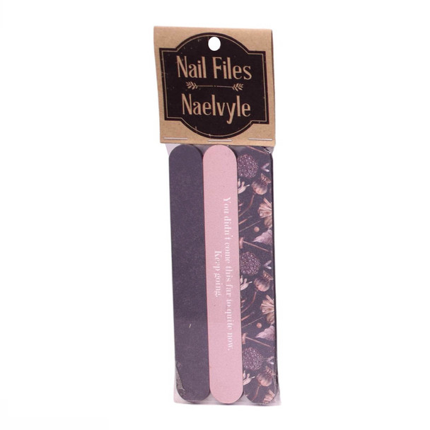 NF014 Nail File Set of Three - Keys And Dried Seeds Keep going