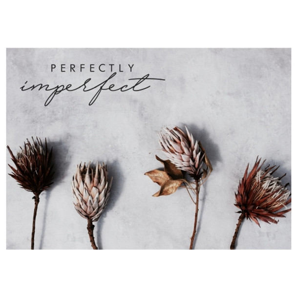 PVCPM33  PVC Placemat - Perfectly Imperfect