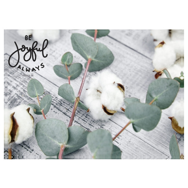 PLACEML183 Disposable Placemat - Be Joyful always