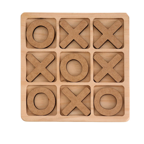 GAME2 Wooden Game - Knots and Crosses