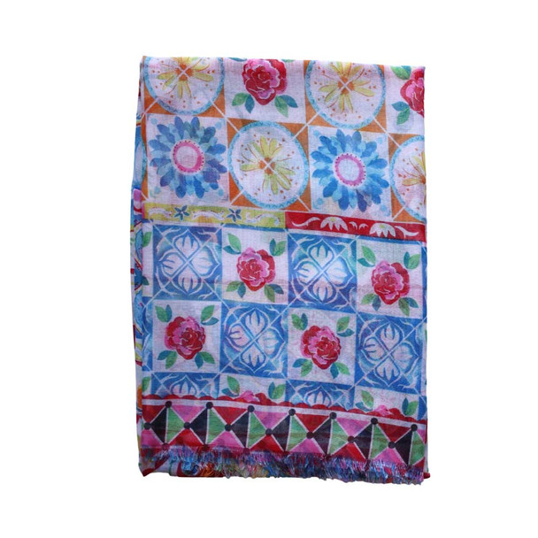 SY005 Scarf - Mosaic Tiles