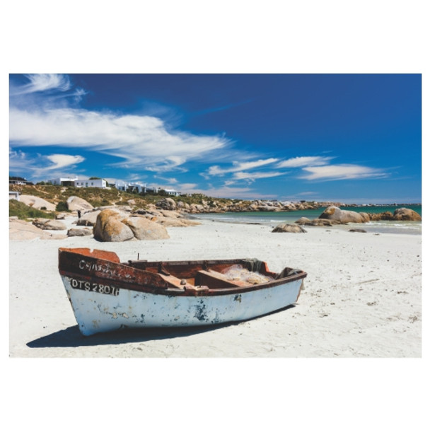 PVCPM52 PVC Placemat - Fisherman Boat On Shore