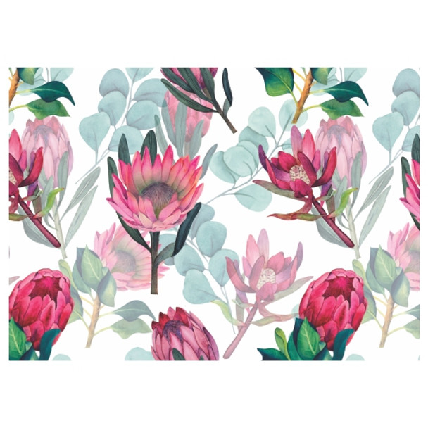 PLACEML224 Disposable Placemat - Magenta Protea