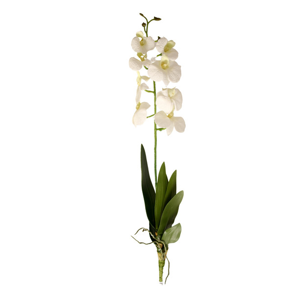 JM911351 Artificial Flower - White Orchid