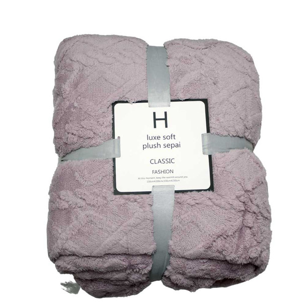 B01C Luxe Soft Blankets - Light Pink