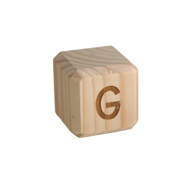 WABG Wooden Alphabet Block - G