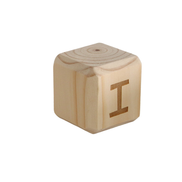WABI Wooden Alphabet Block - I