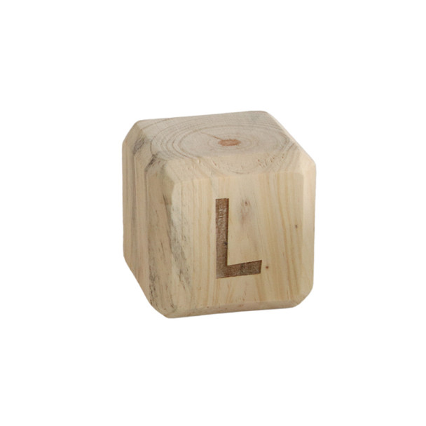 WABL Wooden Alphabet Block - L