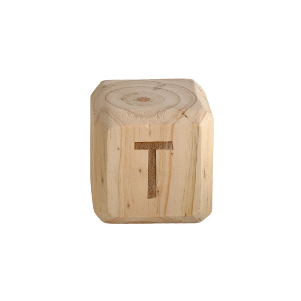 WABT Wooden Alphabet Block - T