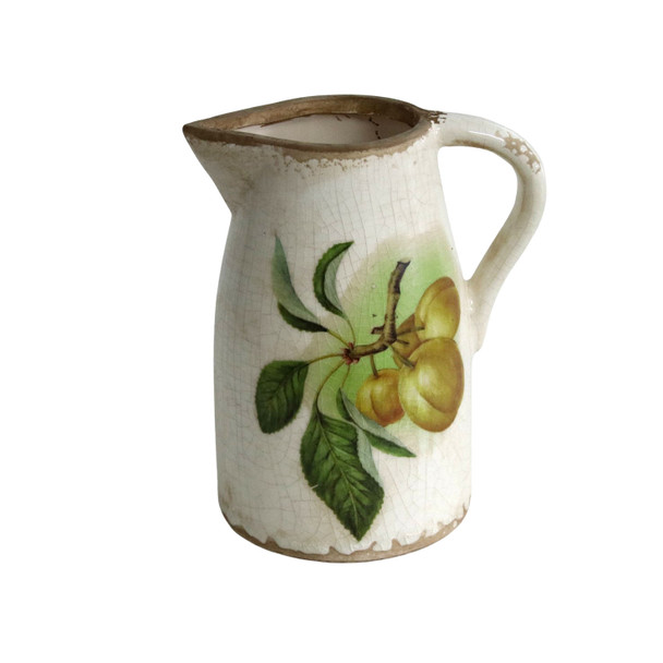 H1273102 Ceramic Jug - Peach Branch