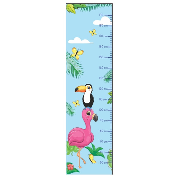 PVCHC26 Height Chart - Toucan & Flamingo